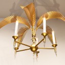 John-Richard - Palm Frond 5-Light Chandelier